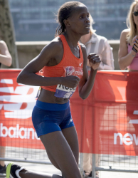 Brigid Jepscheschir Kosgei (photographic credit: Paul Hudson / Wikimedia Commons)